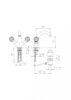 Cezares LORD-LS1-01 LORD-LS1-01 Смеситель для раковины с донным клапаном хром, ручки хром
