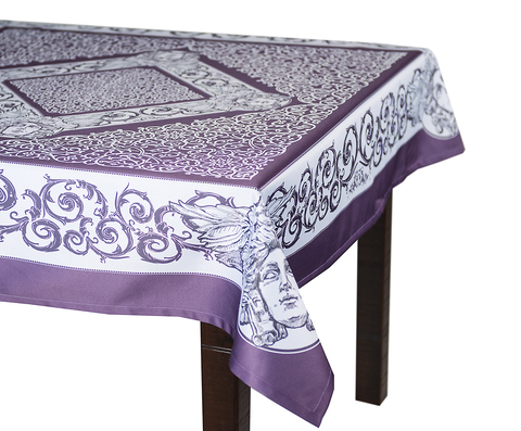 Скатерть 140x140 Blonder Home Chronos фиолетовая