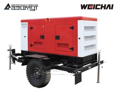 Дизельный генератор Азимут ЭД-50-Т400-1РКМ7 Weichai на шасси в кожухе
