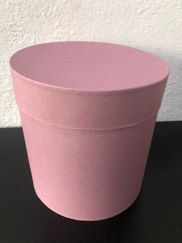 Цилиндр одиночный, 18х18 см, Тускло-амарантно-розовый, 1 шт.
