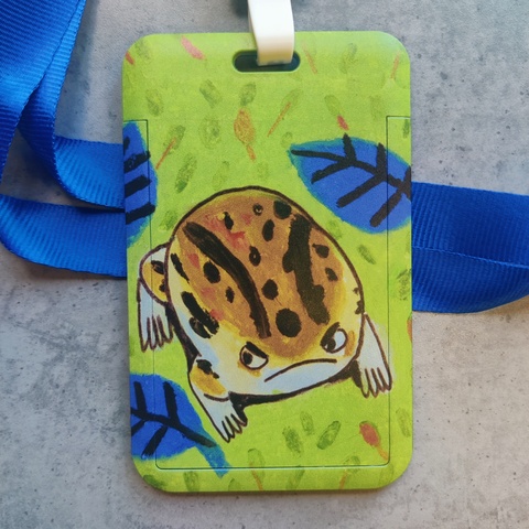 Кардхолдер Ивовый лес: Злая лягушка
