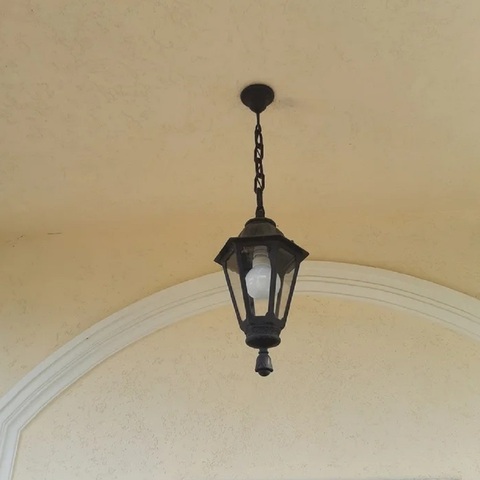 Уличный подвесной светильник Fumagalli RUT E26.120.000.BXF1R