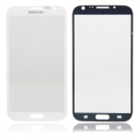 Стекло для Samsung GALAXY Note 2, черное/белое/розовое/серое