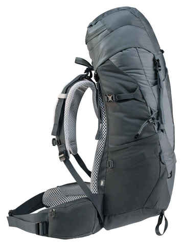 Картинка рюкзак туристический Deuter Aircontact Lite 45+10 SL shale-graphite - 8