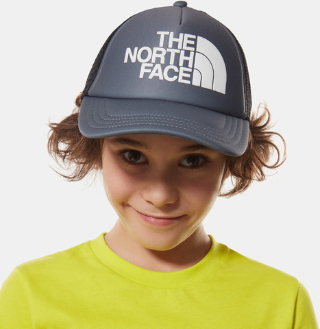 Картинка кепка The North Face Youth Logo Trucker Tnfmediumgr - 4