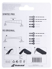 Намотки теннисные Babolat DUO Pack RAFA Syntec Pro x1 + VS Original x3 - black/yellow/white