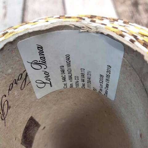 Хлопок ленточный Loro Piana / MALINDI 240 желто-коричневый