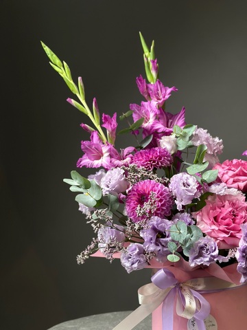 Цветы в коробке «Джем»