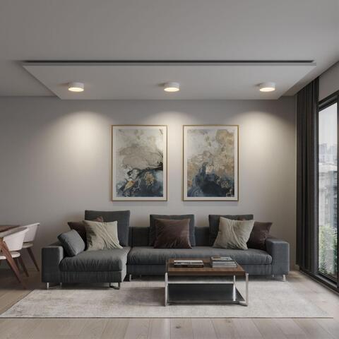 359598 OVER NT25 000 белый Светильник накладной светодиодный с переключ. цв. температуры IP20 LED 24W 220-240V 3000К\4000К\6000К ORBIS