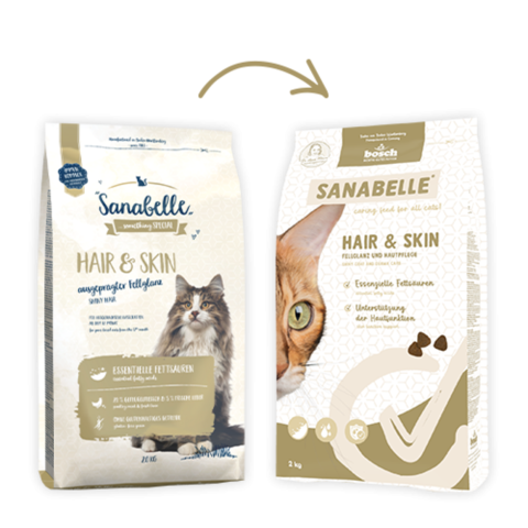Bosch Sanabelle HAIR & SKIN / Бош Санабель для здоровья и цвета шерсти 8 кг