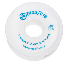 Фум-лента AQUASFERA PTFE 6020 19ммх0,02ммх15м