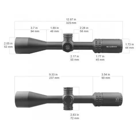 Прицел Vector Optics HUGO 3-12x44 (SCOM-30)