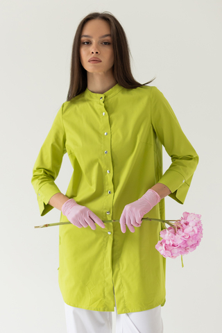 Халат женский м178 toray стретч лайм0933