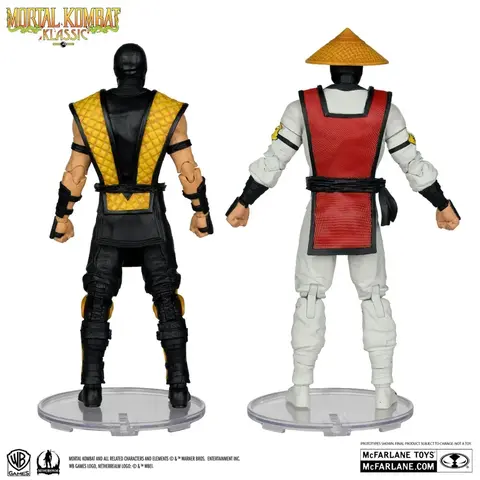 Фигурки Скорпион против Рейдена из игры Мортал Комбат Классик Mcfarlane