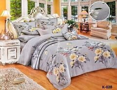 Бесшовное постельное бельё, креп-жатка, 1,5 спальное, комплект К-028