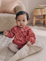 Платье-песочник и колготки в комплекте для девочек Next F93-464, Красный