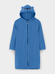халат  для мальчика  К 5801/яркий кобальт(мишка)