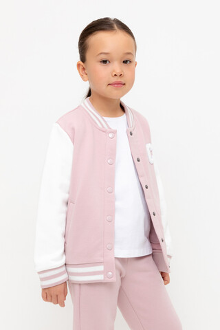 жакет  для девочки  КР 302675/розовый лед