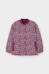 жакет  для девочки  КР 302574/насыщенная клюква,милые цветочки к497