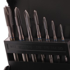 Набор метчиков машинных M3 -M12 HSSE-TiCN DIN371/376 (B/4-5P) 7пр Volkel 47859