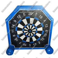 Надувной герметичный дартс «Мини» синий, диаметр 1,65 м, размер 1,65×1×1,65 м