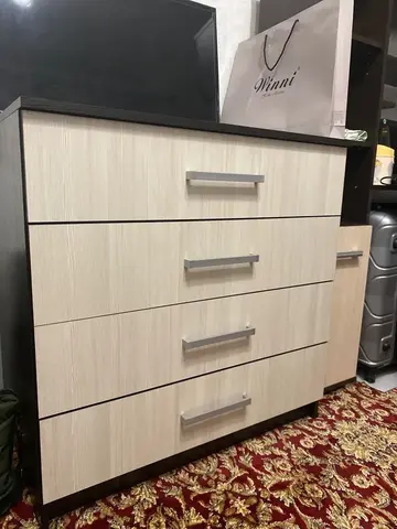 Комод с 4-мя ящиками Фиеста дуб крафт белый