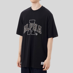 Футболка Alpha Industries UNFRM UNI Tee Black (Черный)