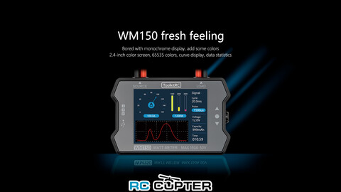 Ваттметр ToolkitRC WM150 (1-50V, MAX 150A, PWM выход)