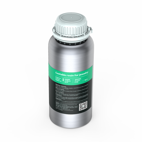 Фотополимер ESUN Castable для ювелиров, желтый (1 л)