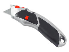 19-0-103 Резак с выдвижным лезвием EXCLUSIVE, 19 мм, HCS, 5 лезвий, корпус из Zn сплава (РемоКолор)