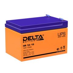 Аккумулятор Delta HR 12-15 (AGM)