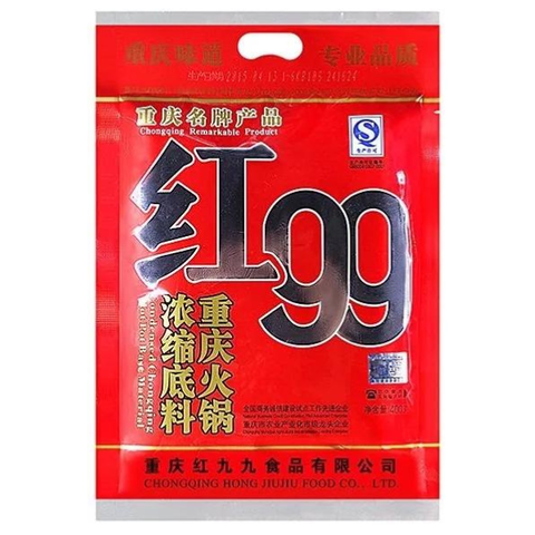 Паста для приготовления бульона ХОГО Chongqing Hotpot Concentrated Base Seasoning, 400 гр