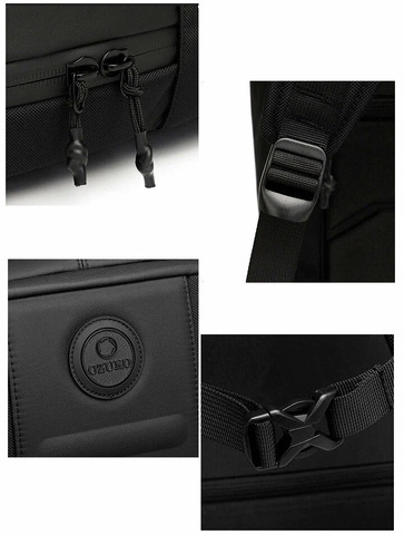 Картинка рюкзак городской Ozuko 9695 Black - 10