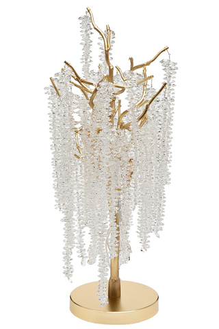 Лампа настольная 35*h60 см, металл цвет золото