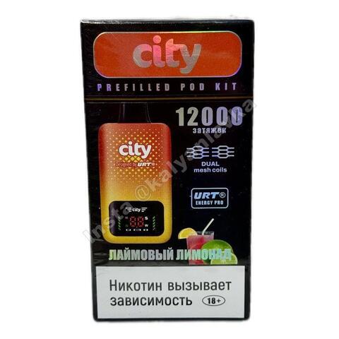 City Energy Pro URT POD Kit - Лаймовый Лимонад 12000 затяжек