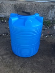 Ёмкость пластиковая пищевая Полимер-Групп V 300 л. вертикальная (700x700x920см;11кг;синий) - арт.559020