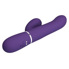 Фиолетовый вибратор-кролик Mariana - 22,6 см. - 