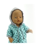 Большой  комплект (с платьем-туникой) - На кукле. Одежда для кукол, пупсов и мягких игрушек.