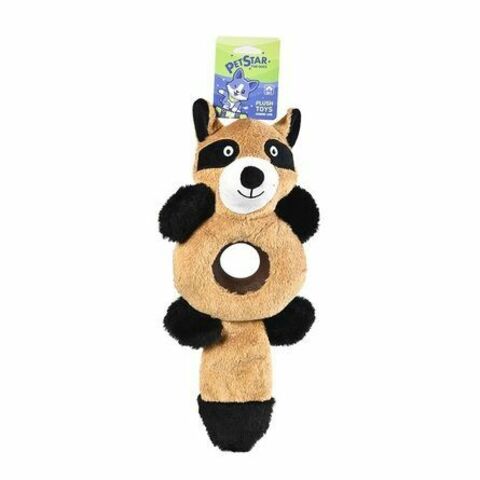 PET STAR игрушка для собак Енот плюшевая 41*20.5см