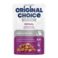 Original CHOICE VETDIET Renal консервы для взрослых кошек профилактика болезней почек 85 гр