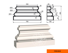 Пилястра ПЛВ-500/6 (база)