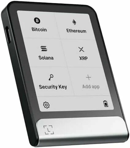 Аппаратный криптовалютный кошелёк Ledger Flex, Черный | Graphite