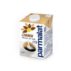 Сливки Parmalat ультрапастеризованные 11% 500 г