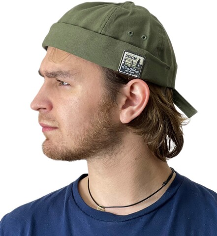 Картинка шапка докера Skully Wear docker hat green - 1