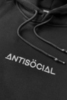 Худи Antisocial Basic черное