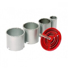 Набор коронок по керамической плитке 33-53-67-73мм 6-гранный хвостовик Matrix