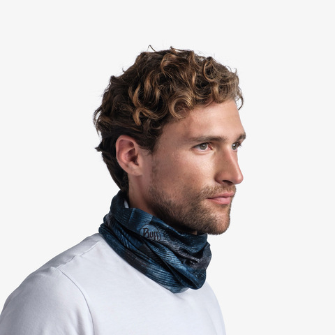 Картинка бандана-труба Buff CoolNet Zoh Stone Blue - 4
