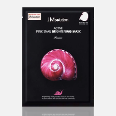 JMsolution Маска ультратонкая с муцином улитки - Active pink snail brightening mask prime, 30мл, шт