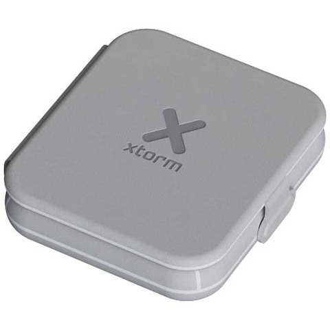 Xtorm XWF21 складное беспроводное дорожное зарядное устройство «2-в-1» мощностью 15 Вт