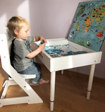 Растущий стульчик MYPLAYROOM™ к столу-песочнице, голубой 10